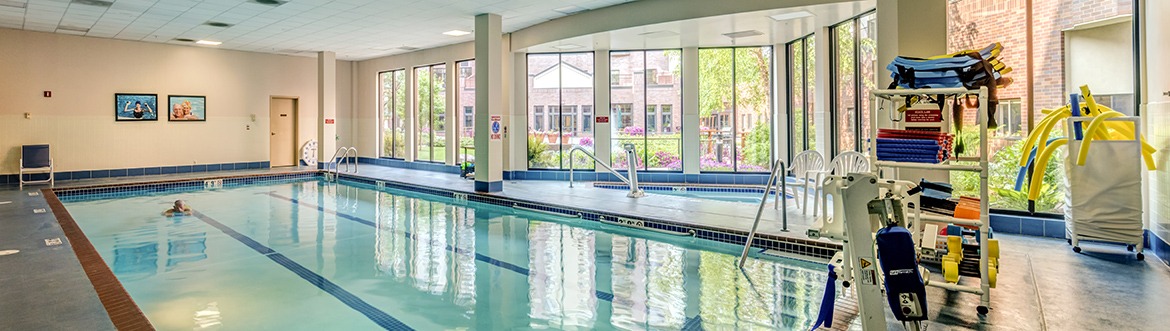 Work toward wellness with the heated pool at Golden Valley