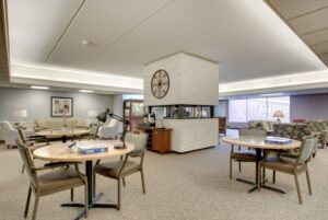 Health care center lobby