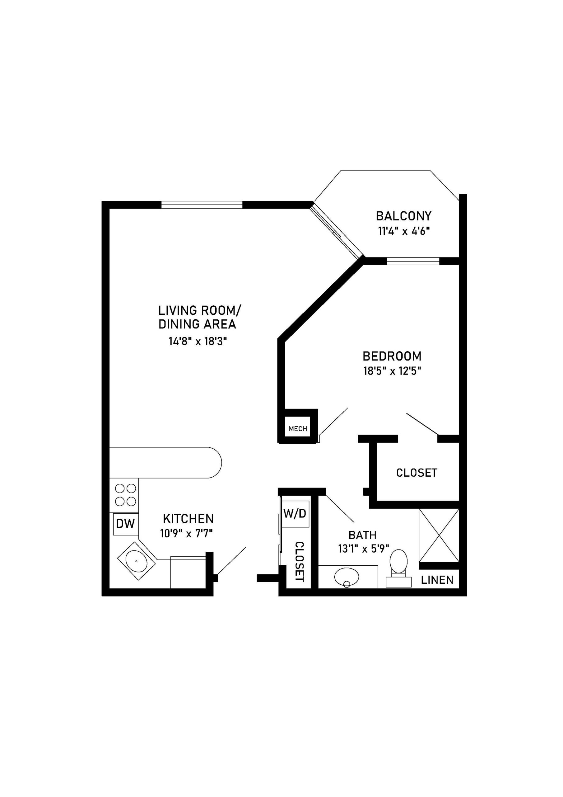 Evergreen Floor Plan at Covenant Living at Golden Valley